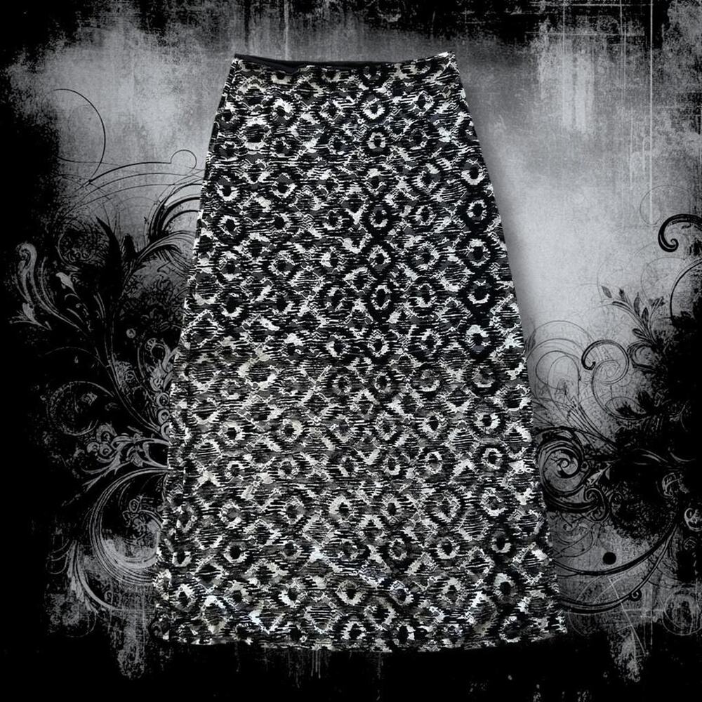 black and white layered whimsigoth boho fairy grunge skirt